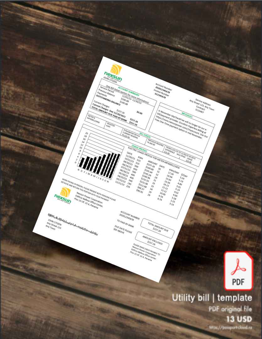 Utility bill | Albanian Power | Albania